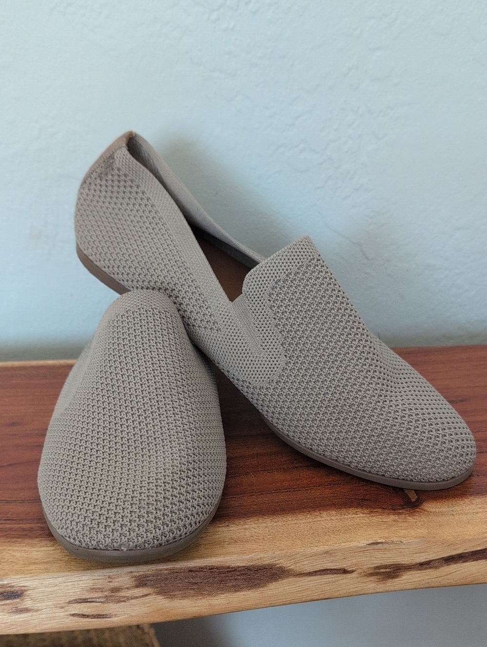 Lucky Brand Knit Slip-On Loafers Shoes Size 8